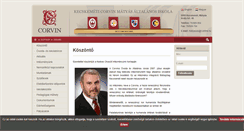 Desktop Screenshot of corvina-kecskemet.hu
